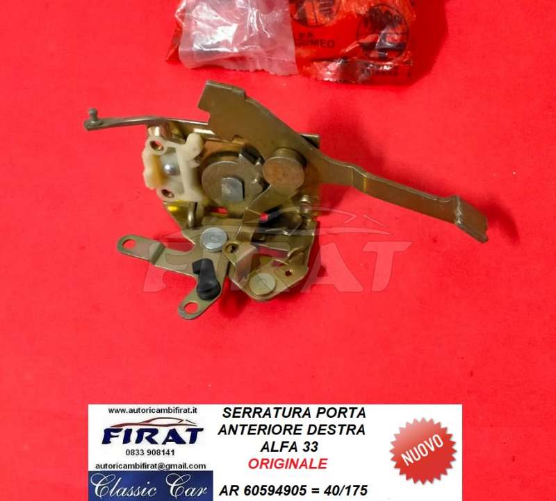 SERRATURA PORTA ALFA 33 ANT.DX (60594905)